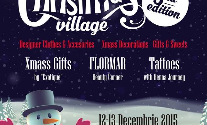 Christmas Village, super târg de fashion și accesorii, pe 12 si 13 decembrie, la Vintage