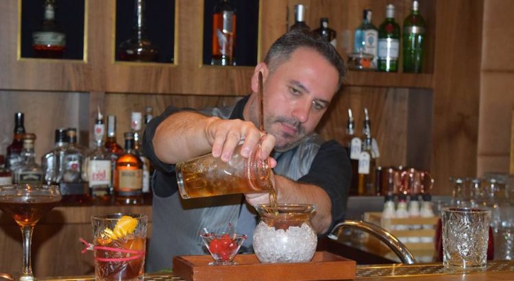 Tasting new Bourbon beautiful cocktails @ Bourbon Bar, JW Steakhouse