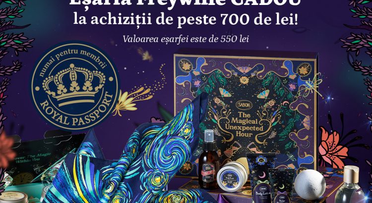 Sabon oferă cadou o eșarfă de lux din mătase FreyWille