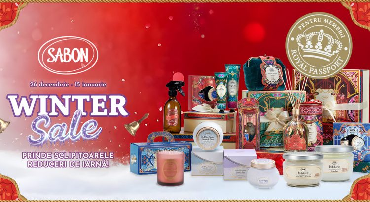 Winter sale la Sabon – sărbătoarea ofertelor cu până la 35% discount