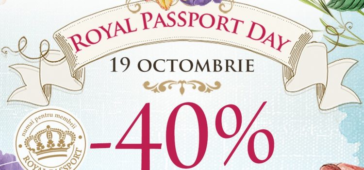 19 octombrie – o nouă “Royal Passport Day” la Sabon cu 40 % reducere!